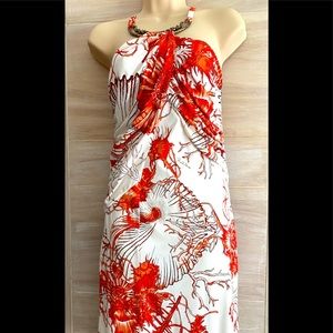 Beautiful halter Roberto Cavalli dress